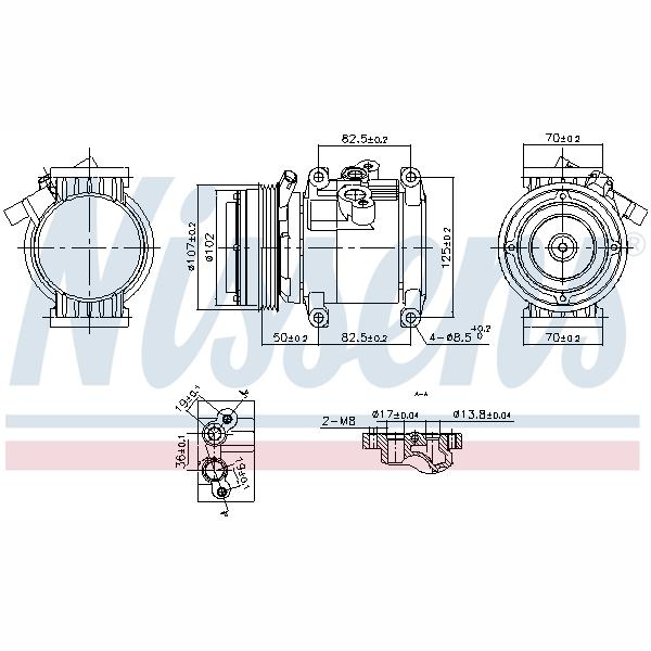 NISSENS NIS891011 Air Conditioning Compressor