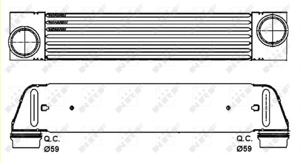 NRF NRF30317 Charge Air Cooler
