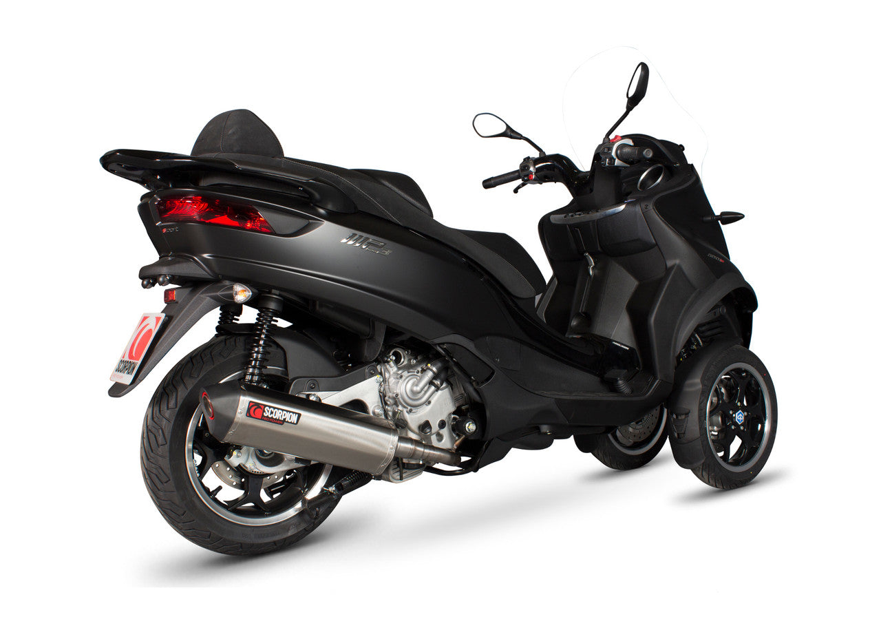 Scorpion PI180SEO Serket Slip-on - Stainless Steel Sleeve - MP3 400/400LT(2008-2013) 500/500LT(2008-2016)