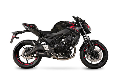 Scorpion PKA144SYSBCER Red Power Full System Black Ceramic Coated Sleeve - Z650 - 2020