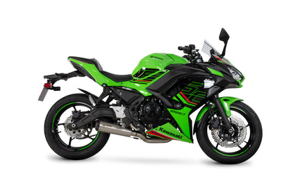 Scorpion PKA145SYSSEO Red Power Full System Stainless Steel Sleeve Ninja 650 - 2023