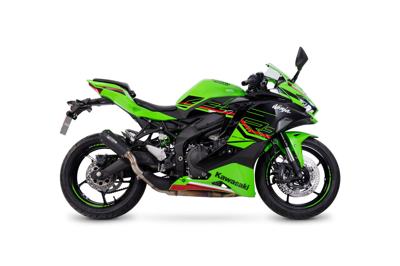 Scorpion PKA146BCER Red Power Slip-on Ceramic Black Sleeve ZX-4RR - 2023