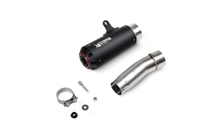 Scorpion PKA147BCER Red Power Slip-on Black Ceramic Coated Sleeve - Ninja H2 SX - 2022