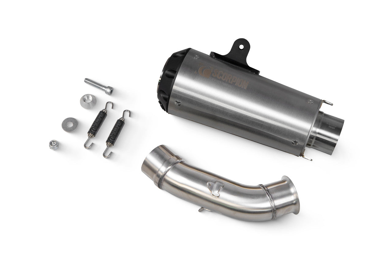 Scorpion PKT83SEO Red Power Slip-on Stainless Steel Sleeve - Duke 390 - 2017