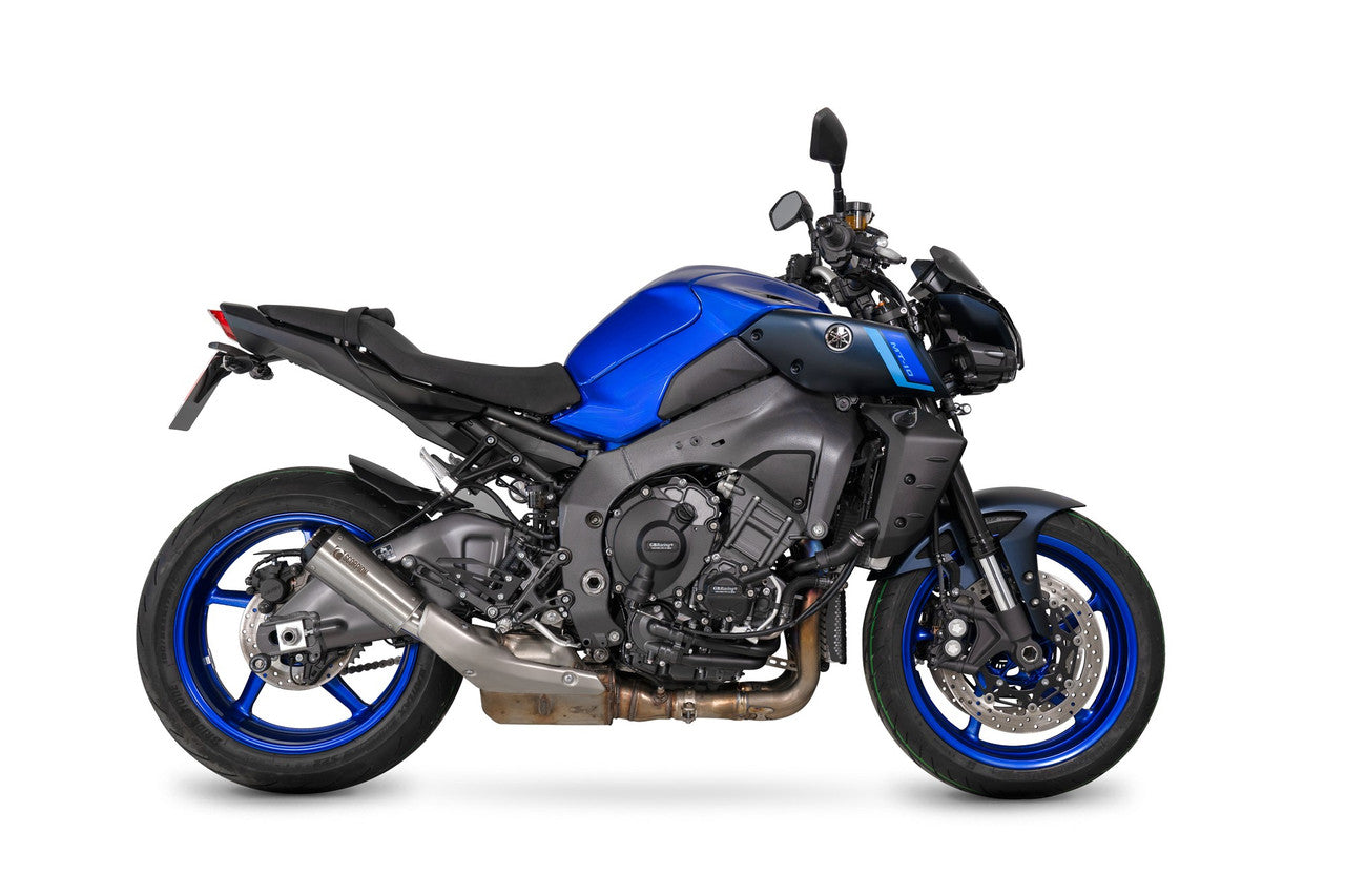 Scorpion PYA126SEO Red Power Slip-on Brushed Stainless Steel Sleeve - MT-10 - 2022