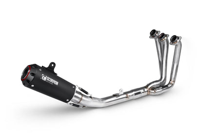 Scorpion PYA130SYSBCER Red Power Full System Black Ceramic Coated Sleeve - MT-09 - 2024