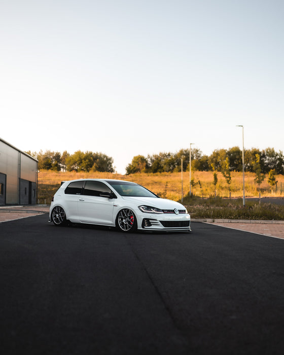 Zaero ZA-GOLF-75-GTI-FS VW GOLF GTI & GOLF GTD MK7.5 EVO-1 GLOSS BLACK FRONT SPLITTER