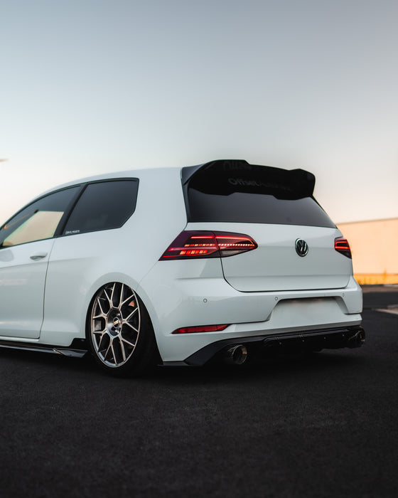 Zaero ZA-GOLF-75-TL VW GOLF, GOLF GTI & GOLF R MK7 / MK7.5 EVO-1 GLOSS BLACK REAR SPOILER