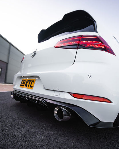 Zaero ZA-GOLF-75-TL VW GOLF, GOLF GTI & GOLF R MK7 / MK7.5 EVO-1 GLOSS BLACK REAR SPOILER