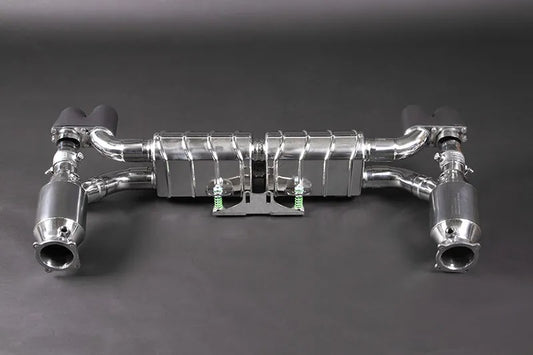 Capristo 02PO01103002 Porsche 997.1 Turbo/S/GT2/2RS Valved Exhaust with 250 Cell Sports Cats (CES3) 