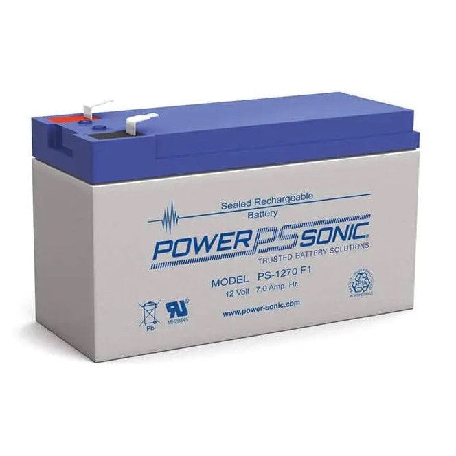 Power Sonic PS-1270 VdS 12V 7Ah Battery - Blue/Grey Casing