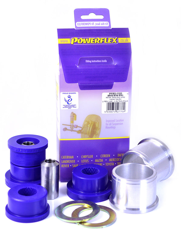 Powerflex Mini R55 R56 R57 R58 Rear Trailing Arm Front Bush