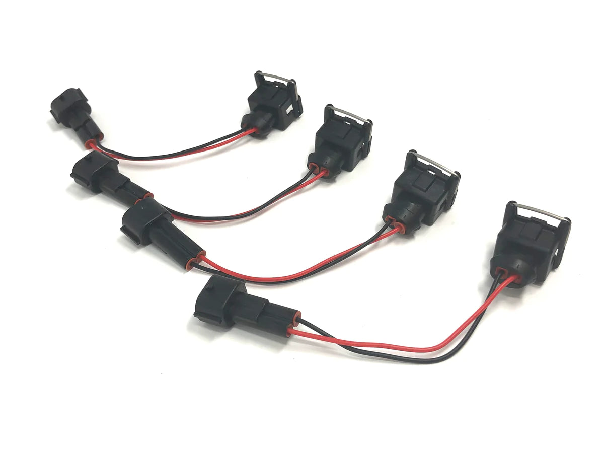 Precision Raceworks Audi VW ROW Car to EV1 Injector Adapter Harness (4 Pack)