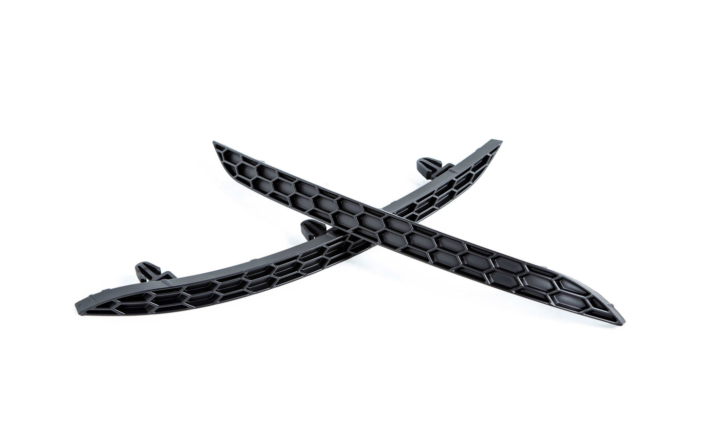 Acexxon R18-10-1 VW Matte Black Rear Reflector Insert Set - Honeycomb