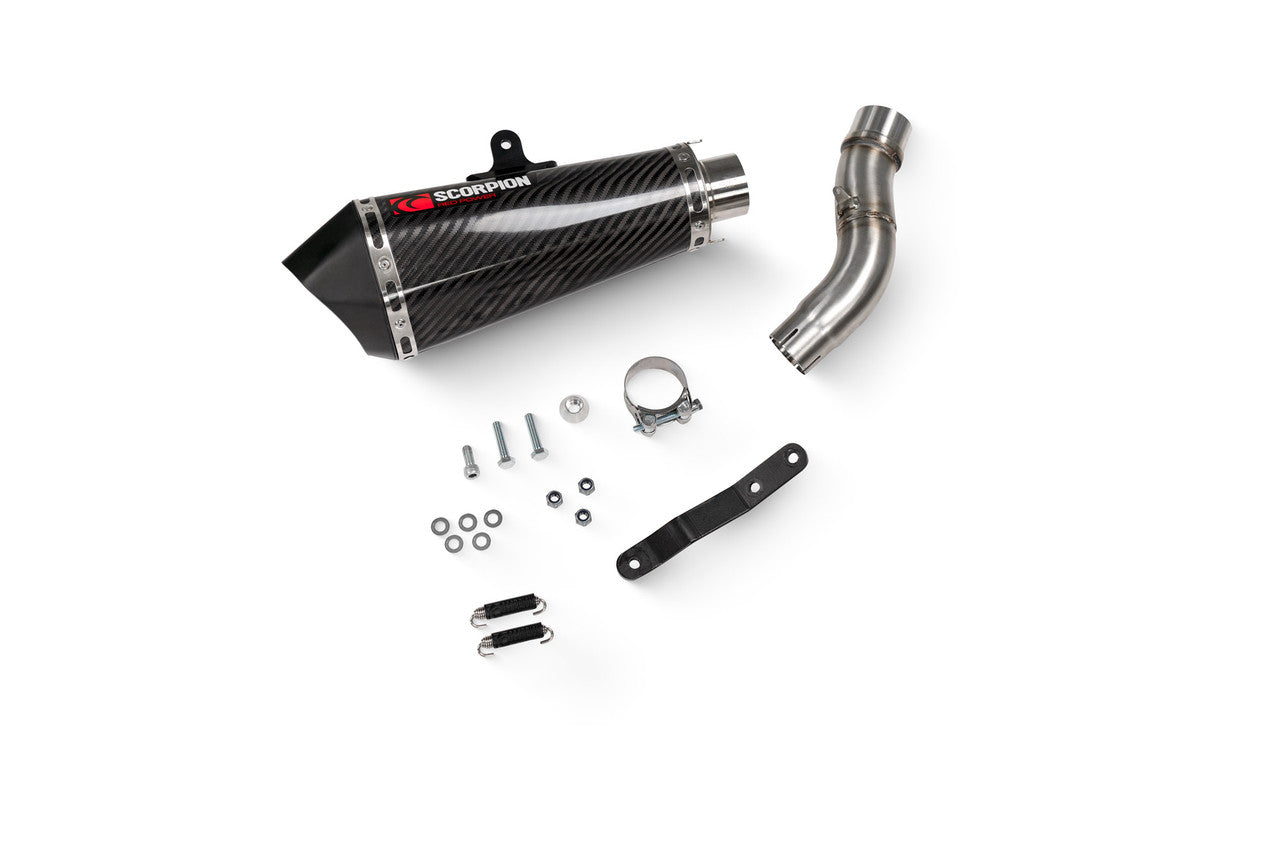 Scorpion RCF50CEO Serket Taper Slip-on Carbon Fibre Sleeve - 650 MT - 2022