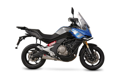 Scorpion RCF50SEO Serket Taper Slip-on Brushed Stainless Steel Sleeve - 650 MT - 2022