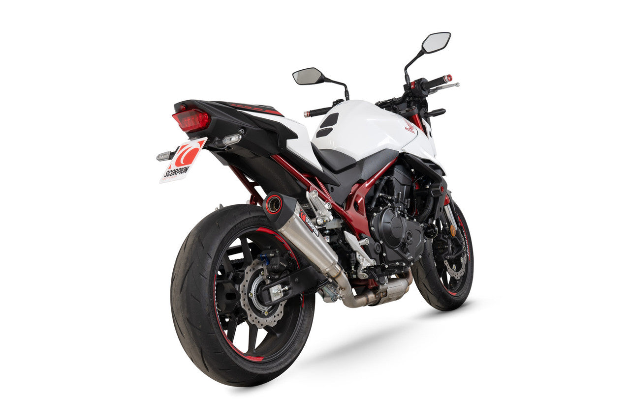 Scorpion RHA200SEO Serket Taper Slip-on Brushed Stainless Steel Sleeve CB750 Hornet - 2023