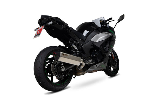 Scorpion RKA137TEO Serket Parallel Slip-on Titanium Sleeve. Fits With Panniers - Ninja 1000 SX - 2020 - 2024