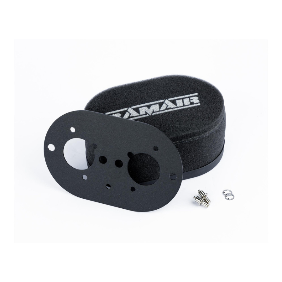 Ramair RS2V2-240-403 Carburettor Foam Air Filter with Baseplate to fit Weber 40 IDF - 65mm Internal Height