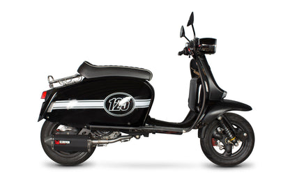 Scorpion RSM50BCER Serket Full System - Black Ceramic Coated Sleeve - TL125 - 2015 - 2017