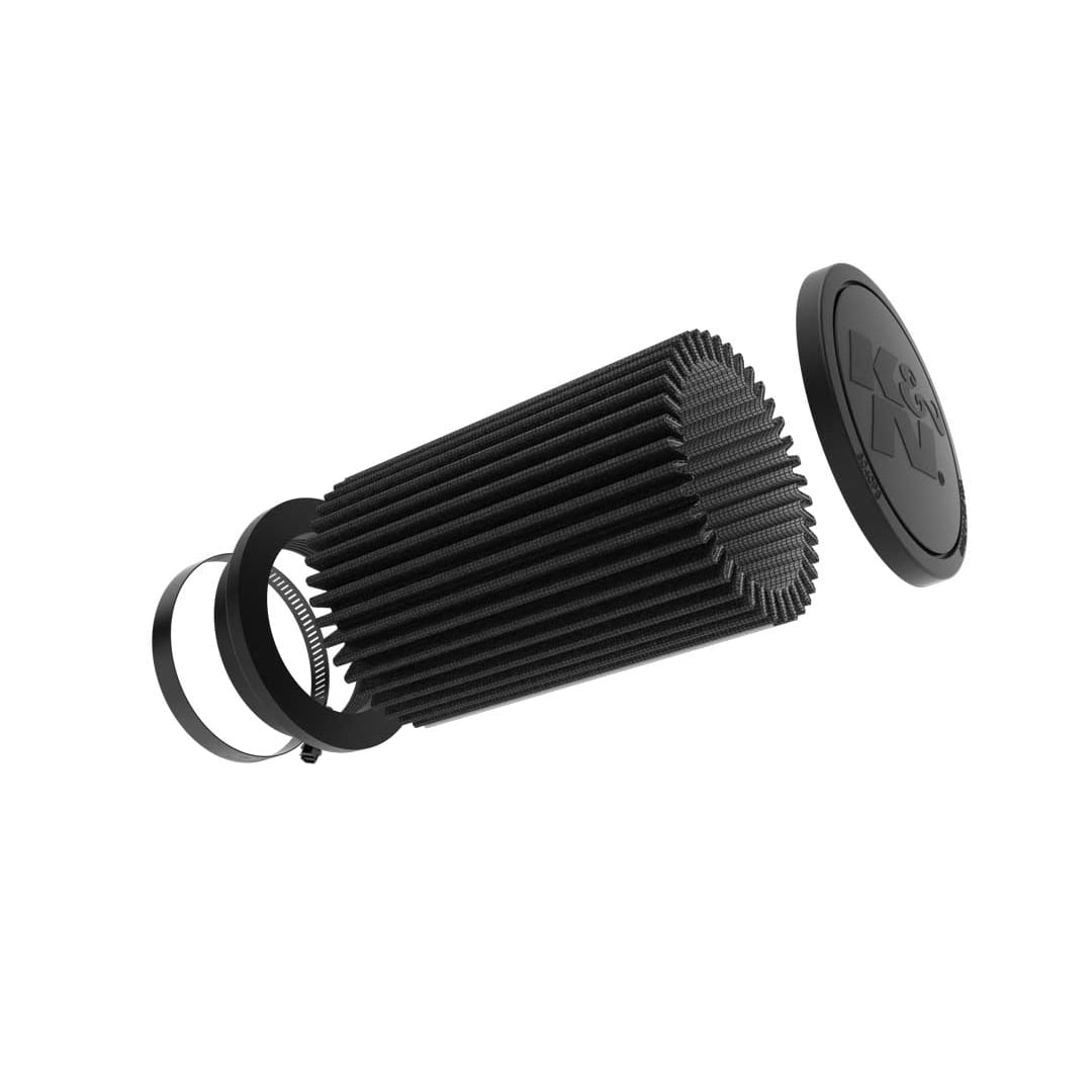 K&N RU-3117HBK Dryflow Universal Air Filter - 2-7/8" FLG, 4" OD, 6" H