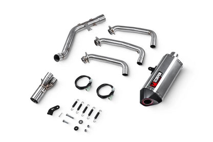 Scorpion RYA130SYSSEO Serket Full System Brushed Stainless Steel Sleeve - MT-09 - 2024