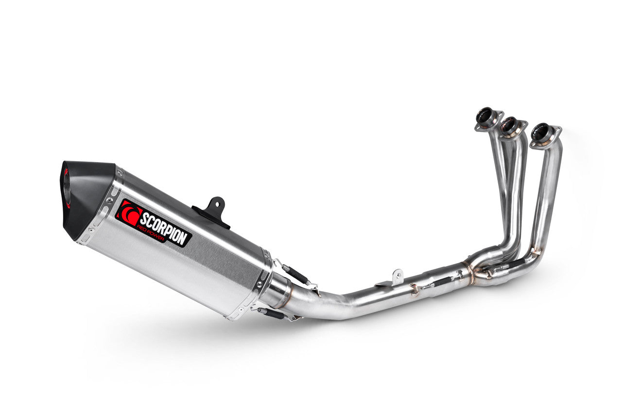 Scorpion RYA130SYSSEO Serket Full System Brushed Stainless Steel Sleeve - MT-09 - 2024