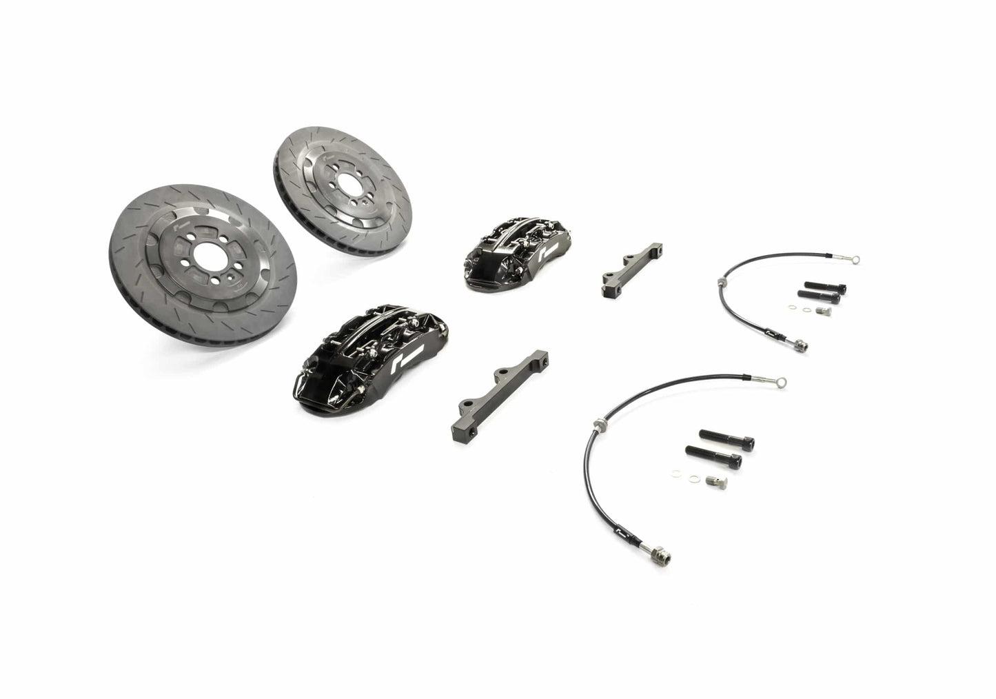 Racingline Audi Seat Skoda VW MQB Stage 2 EVO Monoblock Performance Brake Kit (Inc. 8V RS3, 5F Leon Cupra, MK7 Golf GTI & MK8 Golf R)