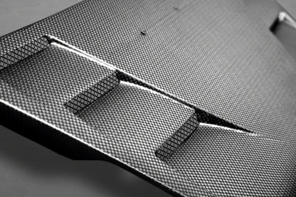 Capristo 03FE08710004LG Ferrari 488 GTB Carbon Rear Air Guide 