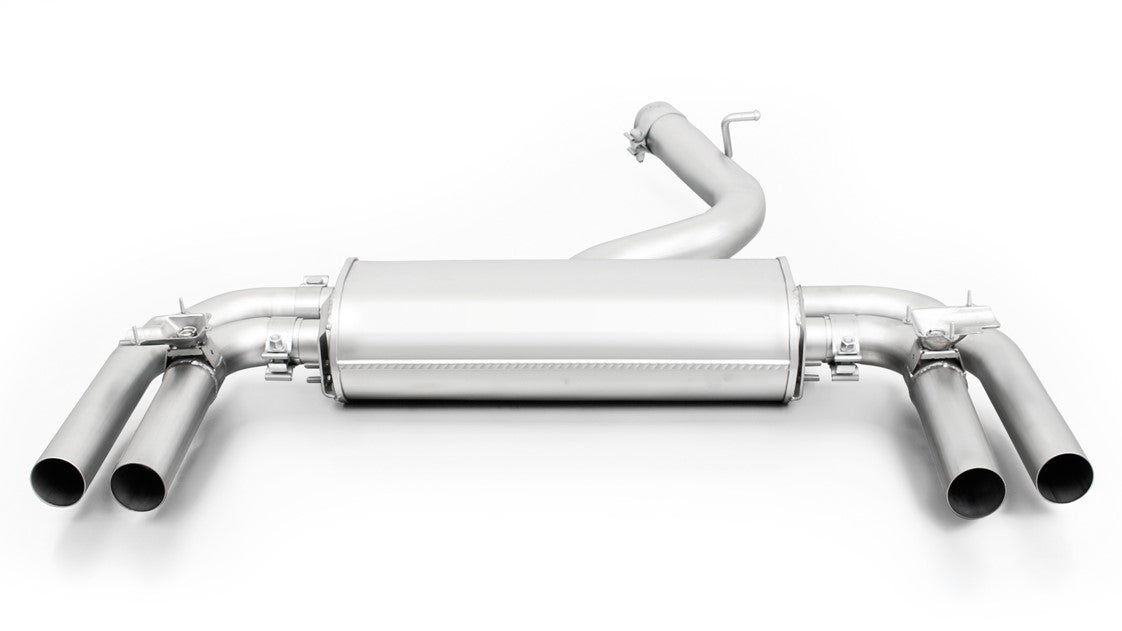 Remus 047013 1500 Audi 8V S3 Rear Exhaust Silencer for L/R System with 2 Integrated Valves - ML  Performance UK