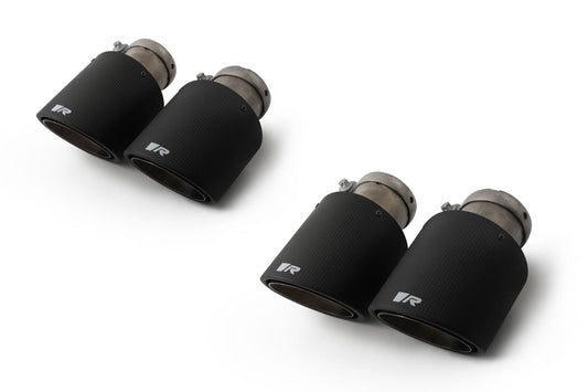 Remus Audi BMW VW Carbon Tail Pipe Set (Inc. G30 M550ix, F87 M2, MK7 Golf GTI & MK7 Golf R) - ML Performance UK