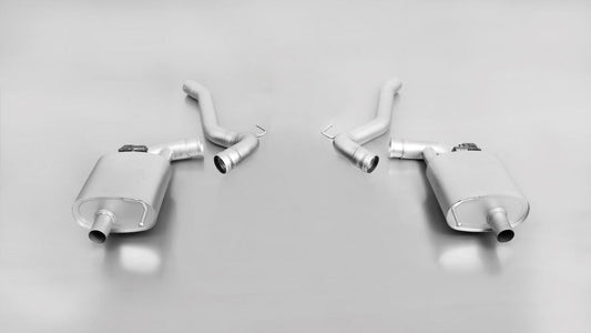Remus Ford Mustang GT 5.0 V8 Left & Right Sport Exhaust Rear Silencers - Pre-Facelift - ML Performance UK