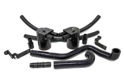 BMS BMW S63tu Turbo Double Baffle Oil Catch Can (M5 & M6)