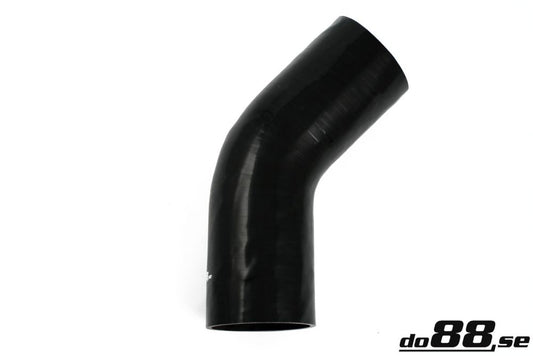 DO88 SB45G114 Silicone Hose Black 45 degree 4,5'' (114mm)