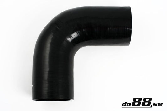 DO88 SB90G114 Silicone Hose Black 90 degree 4,5'' (114mm)