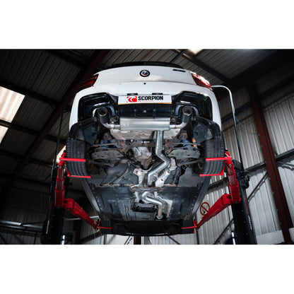 Scorpion SBMS105CF Non-resonated Cat-back System With Valve