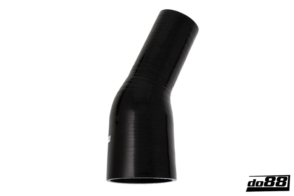 DO88 SBR25G70-80 Silicone Hose Black 25 degree 2,75 - 3,125'' (70 - 80mm)