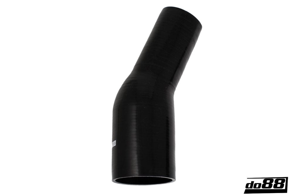 DO88 SBR25G76-102 Silicone Hose Black 25 degree 3 - 4'' (76 - 102mm)
