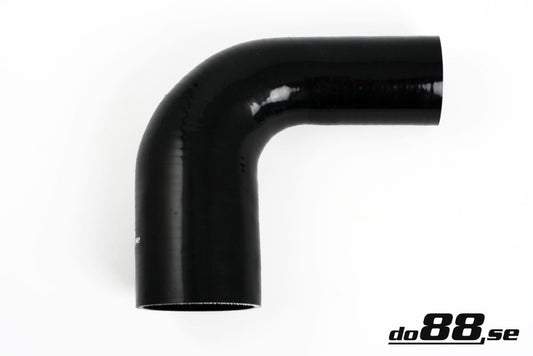 DO88 SBR90G63-80 Silicone Hose Black 90 degree 2,5 - 3,125'' (63-80mm)