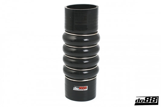DO88 SCAC70 Silicone Hose Black 4-Humps 2,75'' (70mm)