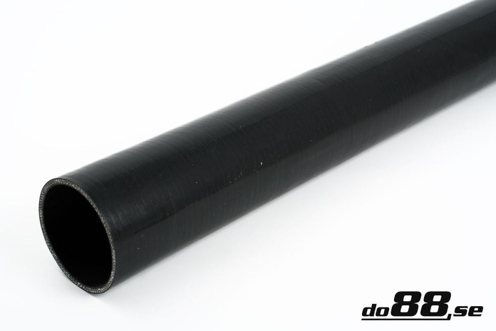 DO88 SL89 Silicone Hose Black straight length 3,5'' (89mm)