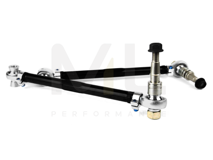 SPL Porsche 996 997 986 987 Titanium Rear Toe Arms Bumpsteer Adjustable (911, Boxster & Cayman)