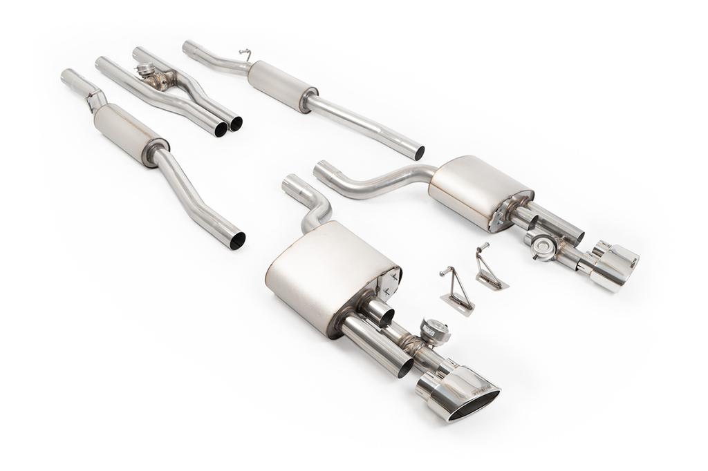 MillTek-SSXAU1127-Cat-back V2 Valved Cat Back with Active | ML Performance Car Parts