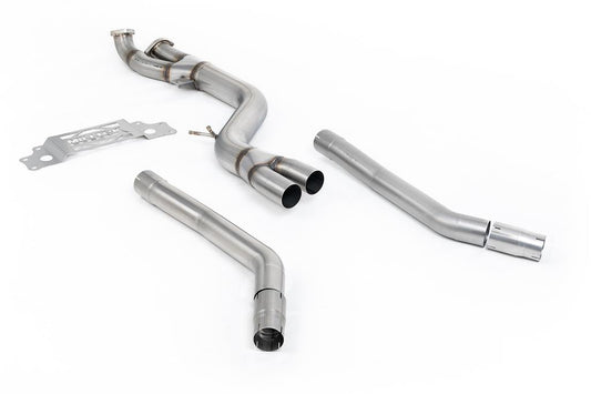 MillTek-SSXBM1324-GPF/OPF Bypass OPF/GPF Bypass Single Pipe 102mm - Non Resonated to OE Axle Back Only | ML Performance Car Parts
