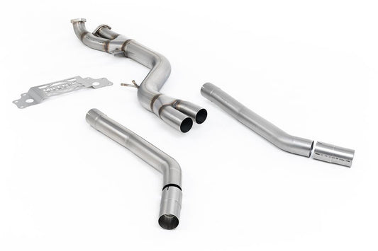 MillTek-SSXBM1325-GPF/OPF Bypass OPF/GPF Bypass Single Pipe 102mm - Non Resonated to Milltek Axle Back Only | ML Performance Car Parts