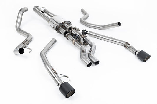 Milltek SSXFD452 Ford Valved Cat-Back With Jet-115 Carbon Tips (Inc. Ranger)