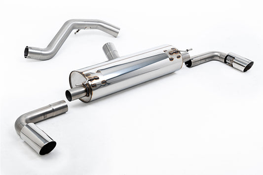 Milltek SSXINE113 INEOS Resonated System With Premium GT-90 Polished Tips (Hidden Clamp Tip)(Oe  (Inc. Grenadier)