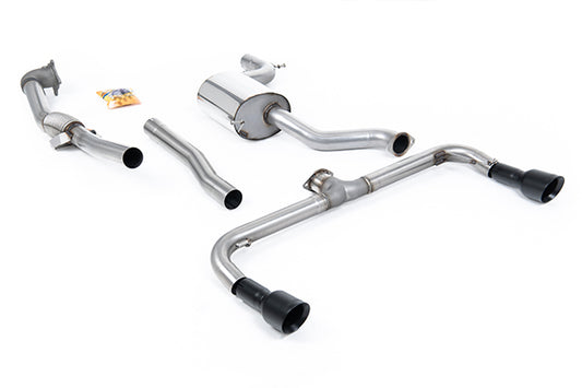 Milltek SSXVW191 Volkswagen 3-Inch Race System With Matt-Black Trims  (Inc. CC)