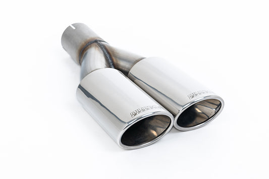 Milltek SSXVW199 Volkswagen Non-Resonated (Louder) - Twin Oval Outlet (Inc. Transporter \ Caravelle)