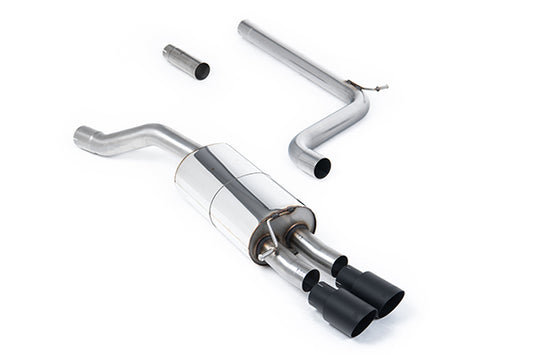 Milltek SSXVW734 Volkswagen GPF/OPF Back System With Cerakote Black GT-90 Trims  (Inc. Polo)